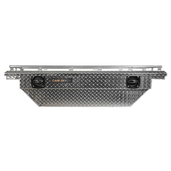Camlocker 60 in Crossover Tool Box With Rail For Jeep Gladiator JT, Polished Aluminum S60LPBLRL - main